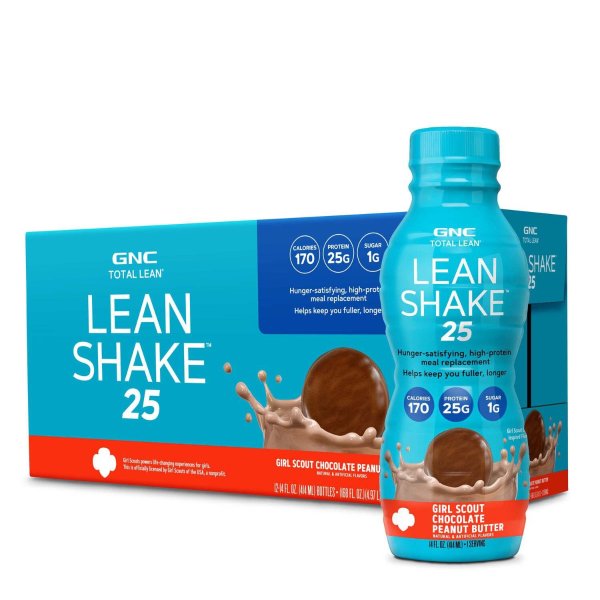 Total Lean Lean Shake 25 - Girl Scout Chocolate Peanut Butter (12 Pack) ||