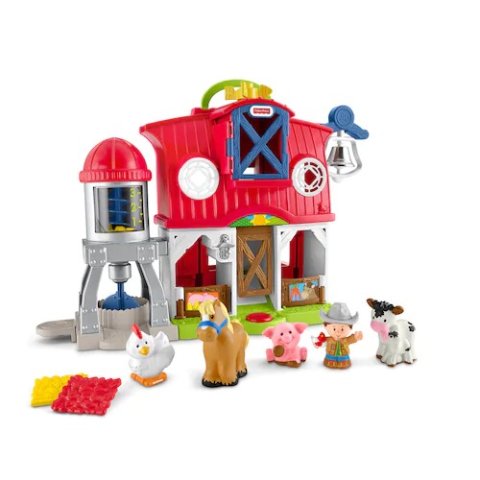 Little People Caring for Animals Farm