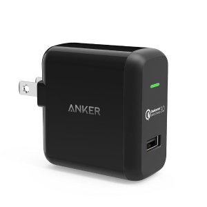Anker PowerPort+ 1 QC3.0 极速USB墙充