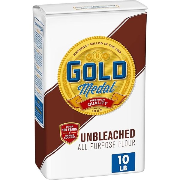Gold Medal Unbleached All Purpose Flour, Unbleached, 10 lbs