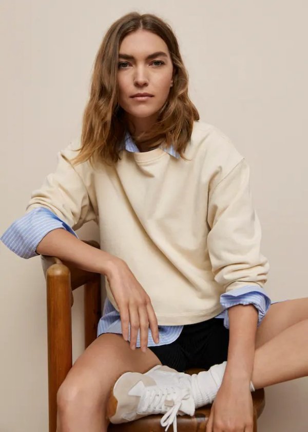 Organic cotton sweatshirt - Women | OUTLET USA
