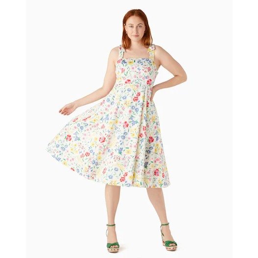Garden Bouquet Fit-and-flare Dress