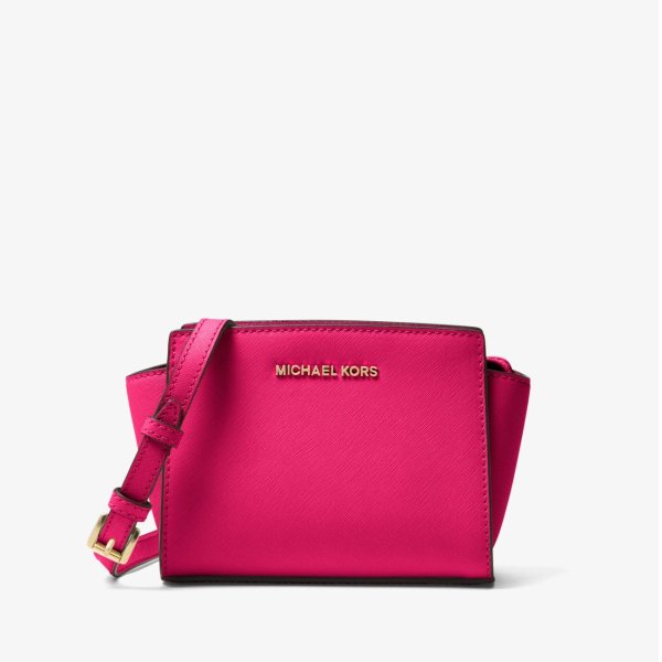 Selma Mini Saffiano Leather Crossbody
