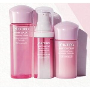 Shiseido官网任意订单满$65送好礼