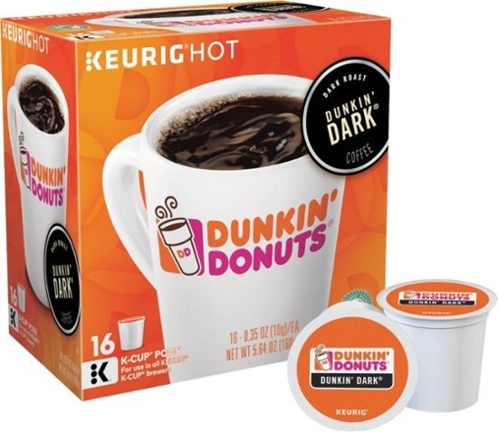 Dark Roast K-Cup 胶囊咖啡16个