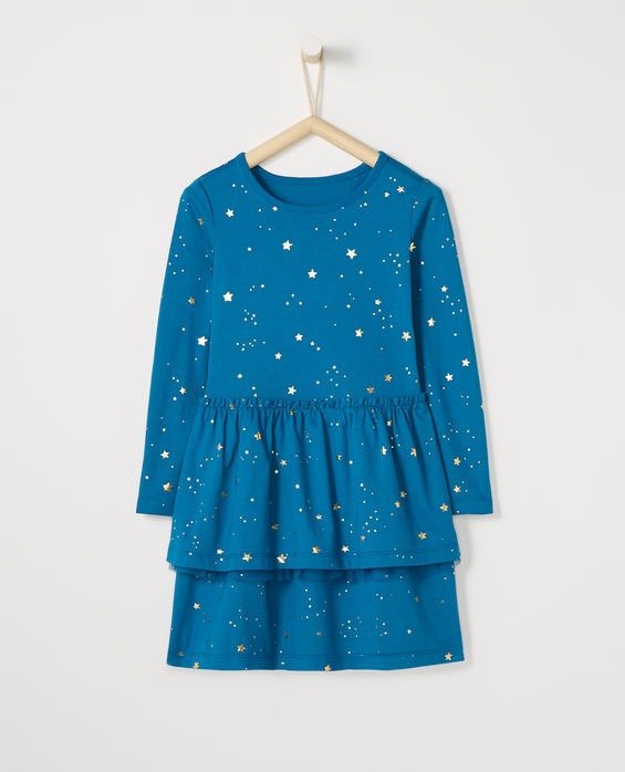 Starry Drop Waist Dress