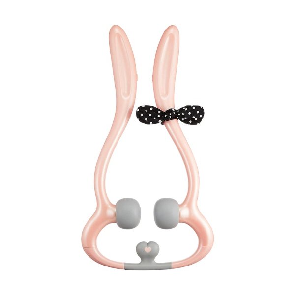 日本 ATEX LOURDES 小兔子夹夹乐电动颈部按摩器 舒缓疲劳 #粉色 | 亚米