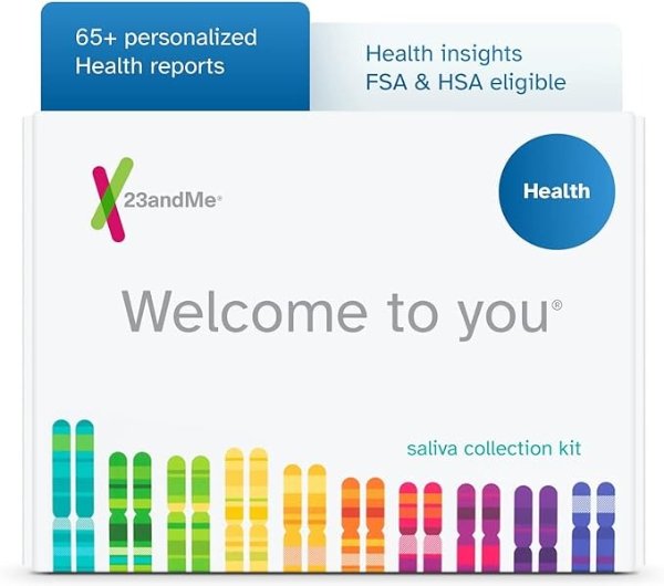 Health Service: Personal Genetic DNA Test Including Health Predispositions, Carrier Status, and Wellness Reports