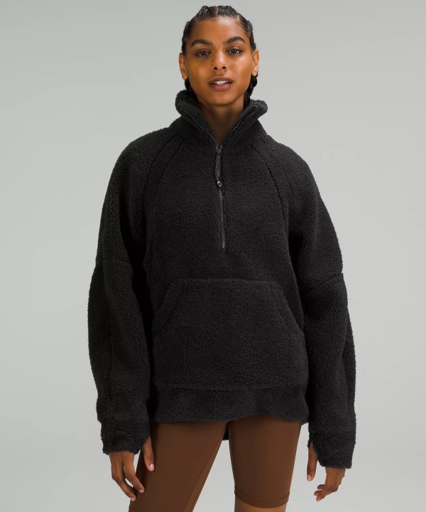 Scuba Oversized Fleece Funnel-Neck Half-Zip *Long | Women's Hoodies & Sweatshirts | lululemon