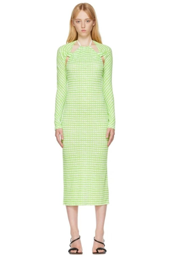 Green 'La Robe Nodi' Maxi Dress