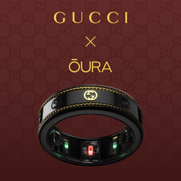 Gucci x Oura Ring 智能指环 全天健康监测