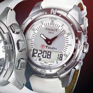 TISSOT T-Touch II Multi-Function Silver Dial Titanium Watch