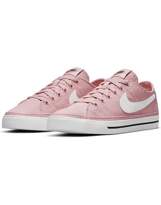 Court Legacy Canvas sneakers in pink glaze