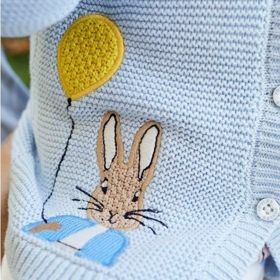 婴儿 Peter Rabbit 针织连帽开衫