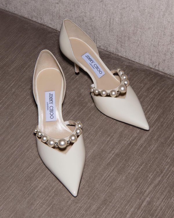 Aurelie d'Orsay Pearly Band Pumps
