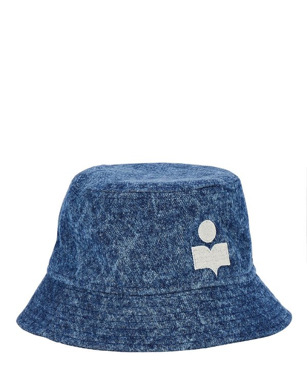 Haley Denim Logo Bucket Hat