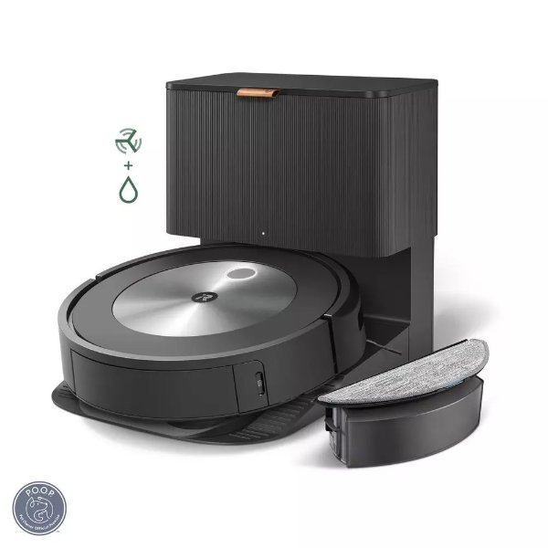 Roomba Combo™ j5+ 替换式自集尘扫拖一体机器人