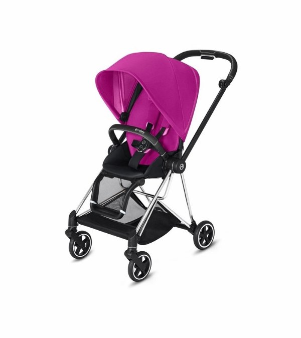 Mios 2 Complete Stroller - Chrome/Black/Fancy Pink