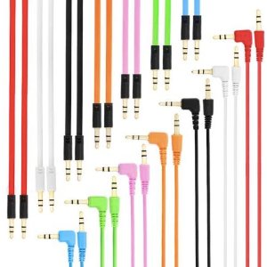 4-Pack of 3.5mm 5 Feet Auxiliary Cable for iPhone, MP3 Players, Cell Phones