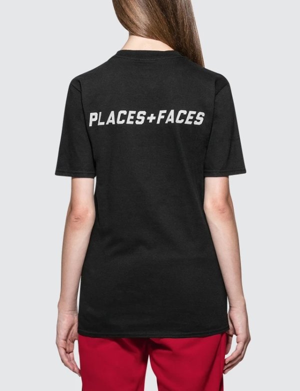 Places + Faces - P+F Logo Reflective Short Sleeve T-shirt | HBX