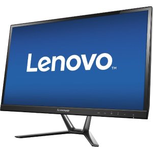 Lenovo  23" IPS LED HD Monitor - Black