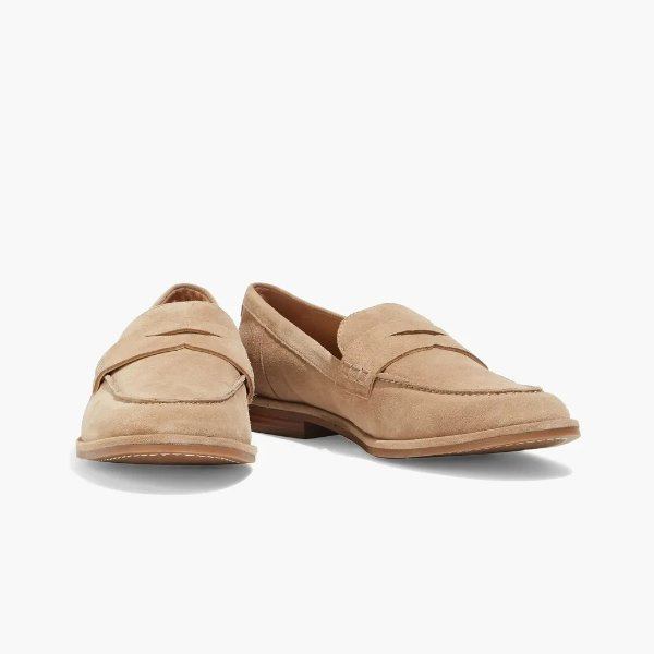 Birch suede loafers