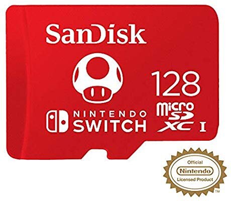 SanDisk 128GB MicroSDXC Memory Card for Nintendo Switch