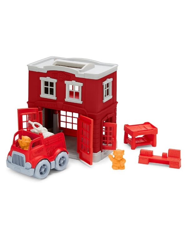 Fire Station Toy Set