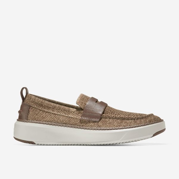 Men's GrandPro Topspin Penny Loafer in Beige Or Khaki | Cole Haan