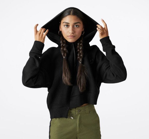 ​Cropped Pullover Womens Hoodie