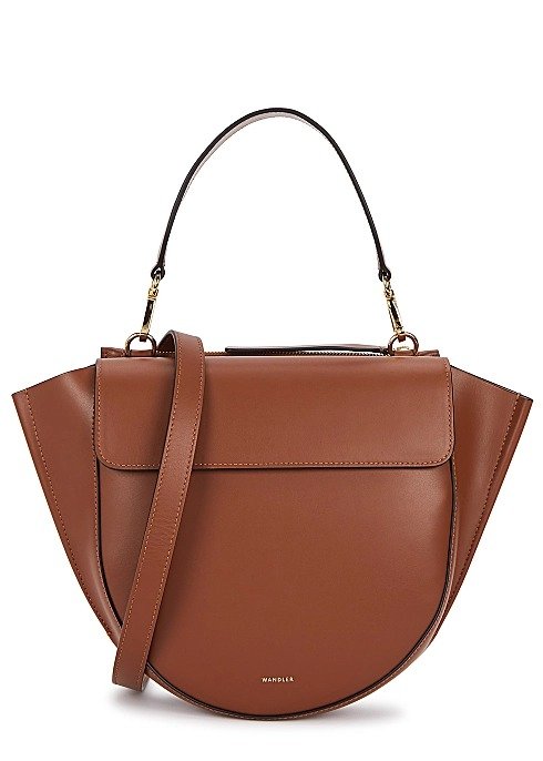 Hortensia medium leather top handle bag