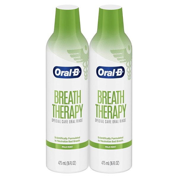 Breath Therapy Mouthwash Special Care Oral Rinse, 16 Fl Oz, Pack of 2