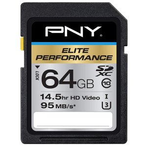 PNY Elite Performance 64GB SDXC 95MB/s