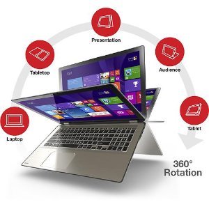 Toshiba 2-in-1 15.6" Touch-Screen Laptop - i7/12GB RAM/256GB Solid State Drive ( P55W-B5318)
