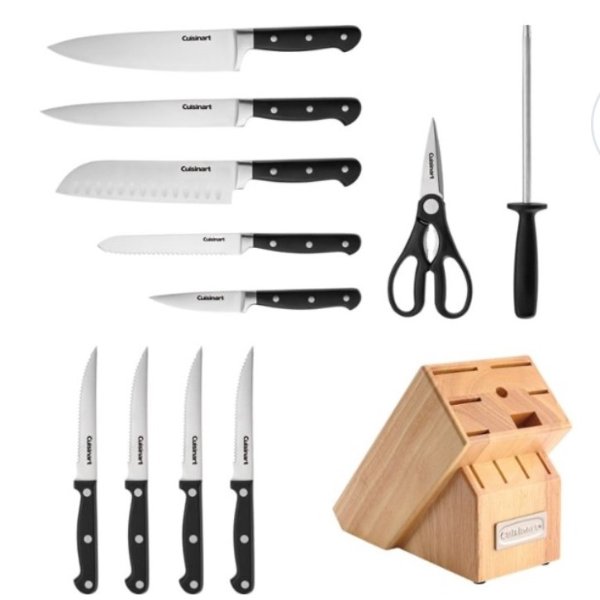 Cuisinart 经典厨房刀具12件套