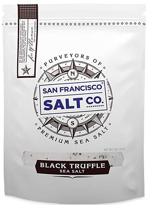 5 oz. Resealable Pouch - Italian Black Truffle Salt by San Francisco Salt Company
