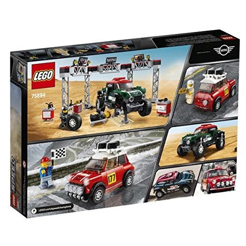 Speed Champions 1967 Mini Cooper S Rally and 2018 Mini John Cooper Works Buggy 75894 Building Kit (481 Piece)