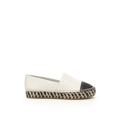 Tory BurchBICOLOR LEATHER ESPADRILLES