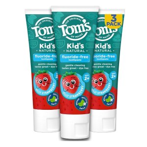 Tom's of Maine 天然无氟儿童牙膏 草莓味