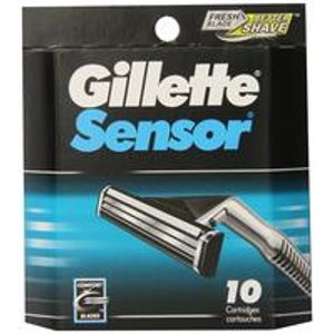 10片Gillette吉列Sensor剃须刀刀片
