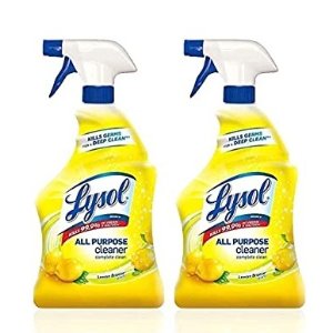 Lysol All Purpose Cleaner, Lemon Breeze, 32 oz, Pack of 2