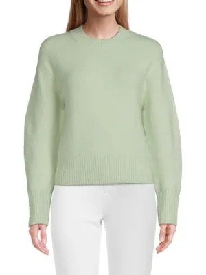 ​Wool Cashmere Blend Crewneck Sweater