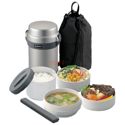 Mr. Bento® Stainless Lunch Jar SL-JAE14-SA Silver