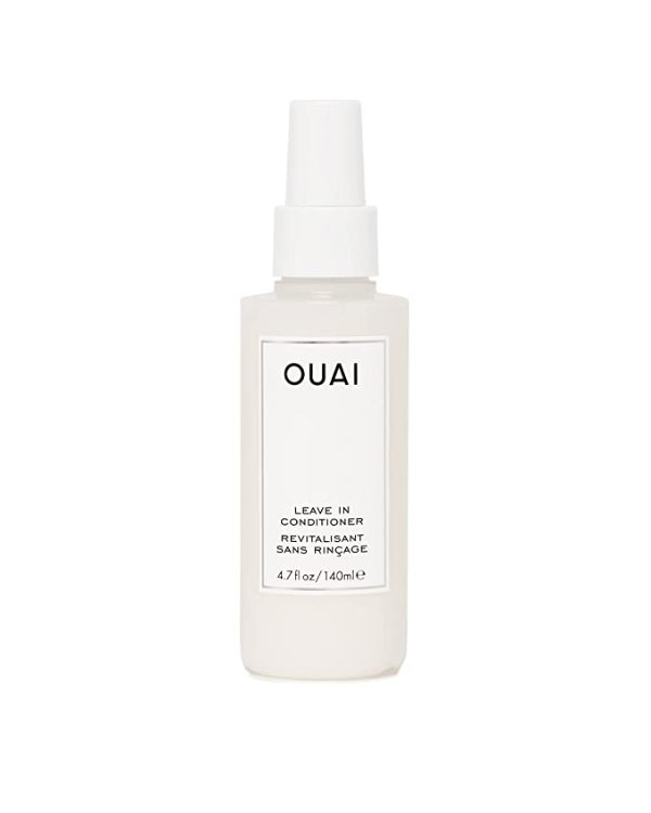 OUAI Leave-In Conditioner. Multitasking Mist that Protects Against Heat, Primes Hair for Style, Smooths Flyaways, Adds Shine and Detangles. Free from Parabens, Sulfates and Phthalates (4.7 oz)