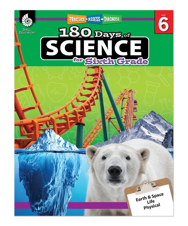 Grade 6 180 Days of Science Workbook