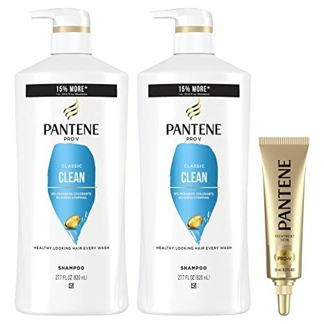 Shampoo Twin Pack with Hair Treatment, Classic Clean