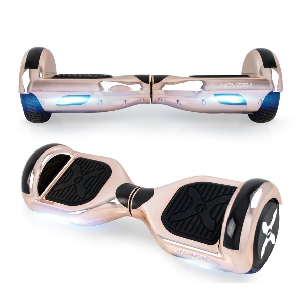 Hover-1 儿童/成人智能平衡车，带LED灯和蓝牙扬声器