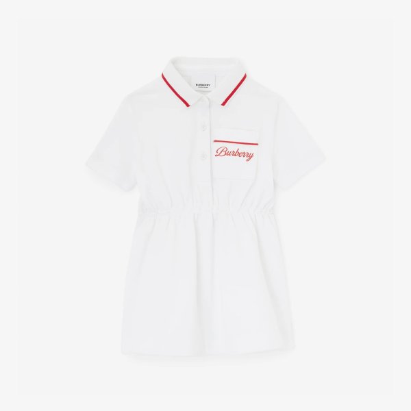 Logo Script Print Cotton Pique Polo Shirt DressOriginal price $270.00 Sale price $140.00