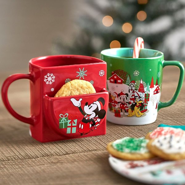 Mickey Mouse Holiday Cookie Holder Mug | shopDisney