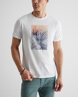 Mesh Floral Graphic T-shirt